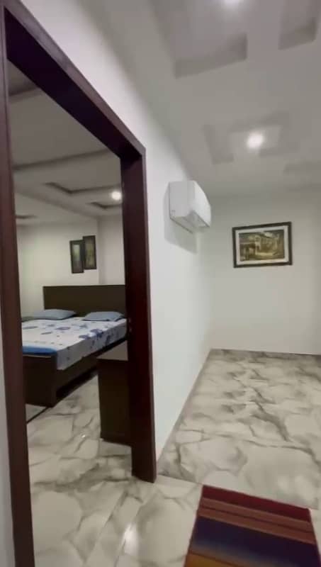 Full Furnished 1-Bed Apartment For Rent In Bahria Town, Lahore-Sector D 3