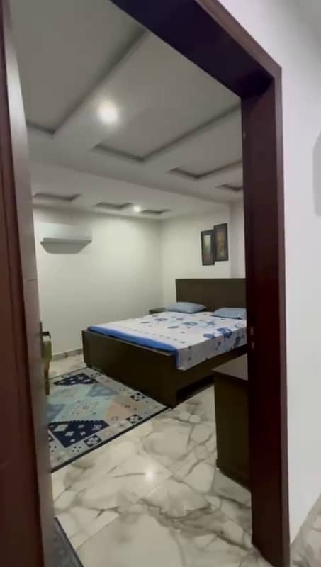 Full Furnished 1-Bed Apartment For Rent In Bahria Town, Lahore-Sector D 4