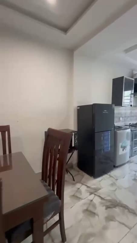 Full Furnished 1-Bed Apartment For Rent In Bahria Town, Lahore-Sector D 12