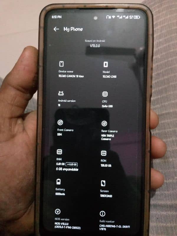 Tecno Comon 19 Neo 10/8 Condition 6 Gb 128 Gb For Sell 6