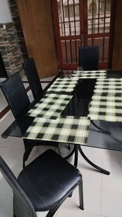 iron Dinning table with 06 chairs