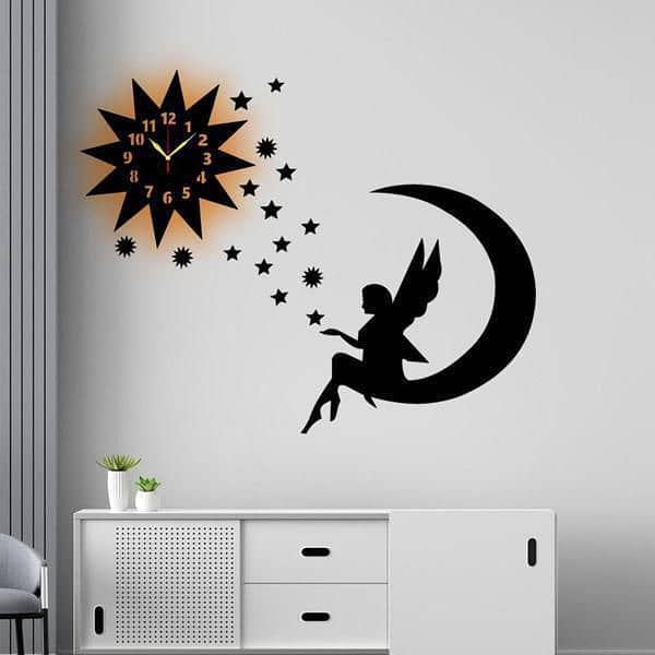 Wall Clock With Backlight 4