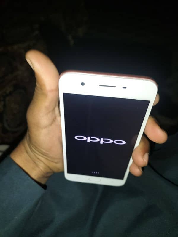 Oppo A57 with box chargel 0