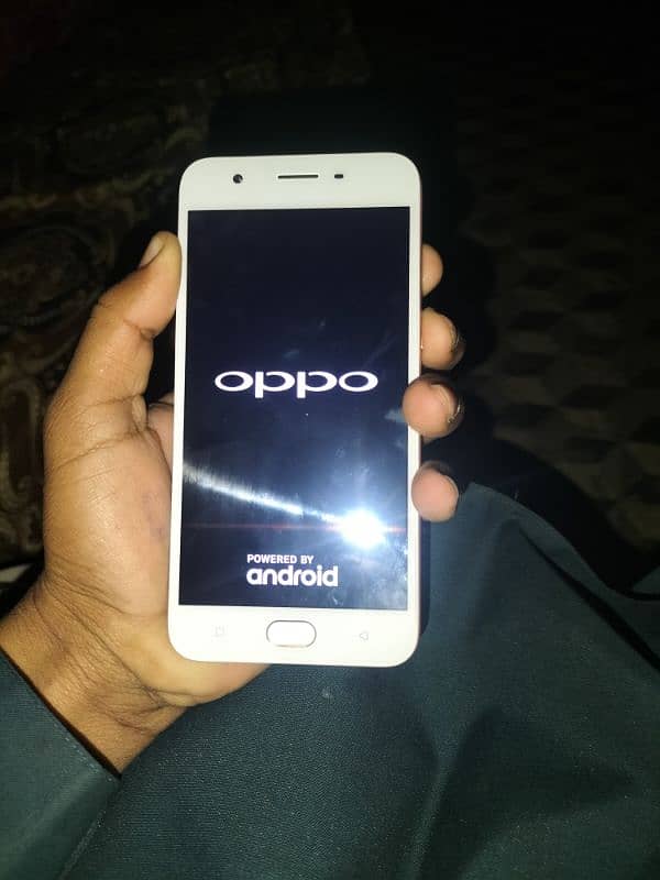 Oppo A57 with box chargel 5