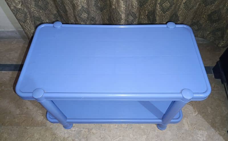 Double tray plastic table 0