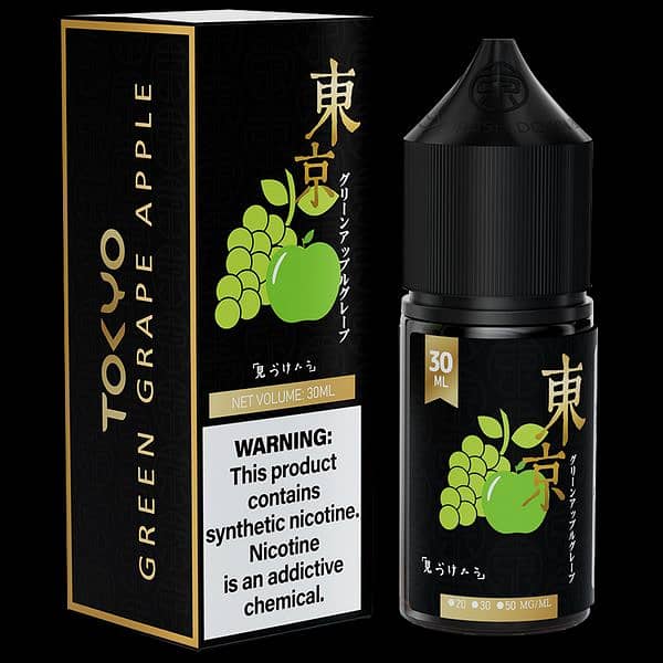 TOKYO ORIGINAL FLAVOR GREEN GRAPES APPLE  pod vape 0