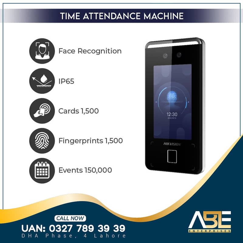 Time Attendance Machine Biometric Fingerprint Face 0