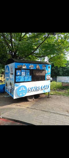 Food cart with rikshaw