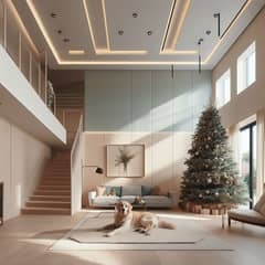 roof ceiling - gypsum ceiling - ceiling