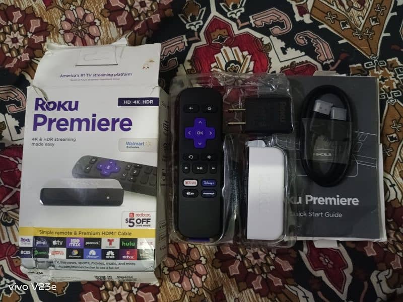 ROKU Premiere HDR TV Fire Stick 2