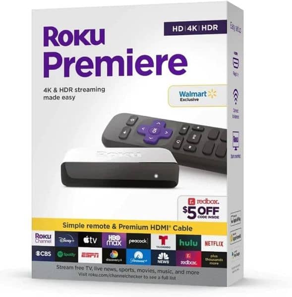 ROKU Premiere HDR TV Fire Stick 3