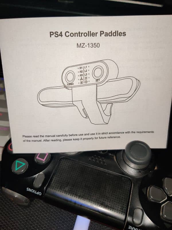 PS4 controller back paddles 1