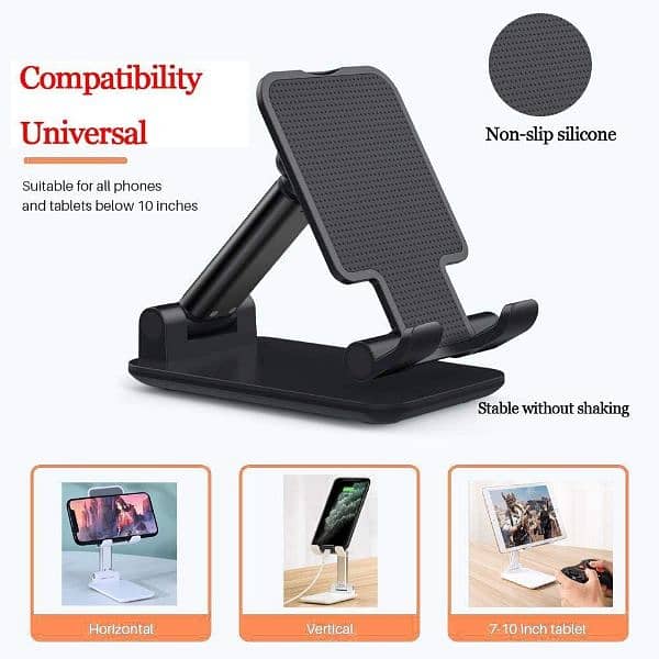 Mobile stand/ Cell phone holder/Mobile Holder/Silicon stand/ABSplastic 1