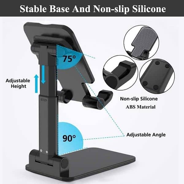 Mobile stand/ Cell phone holder/Mobile Holder/Silicon stand/ABSplastic 3