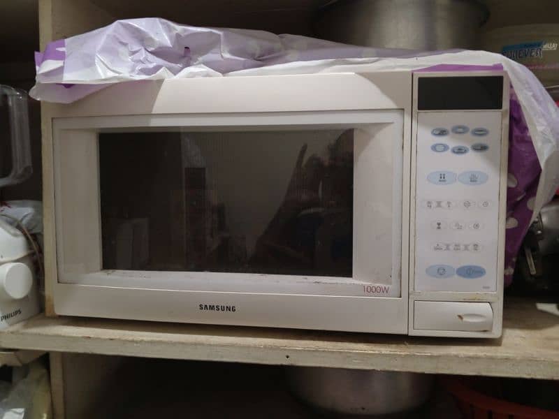 Samsung microwave over 0