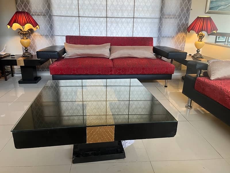 7 seater sofa with 2 side table and 1 centre table in 50000 10