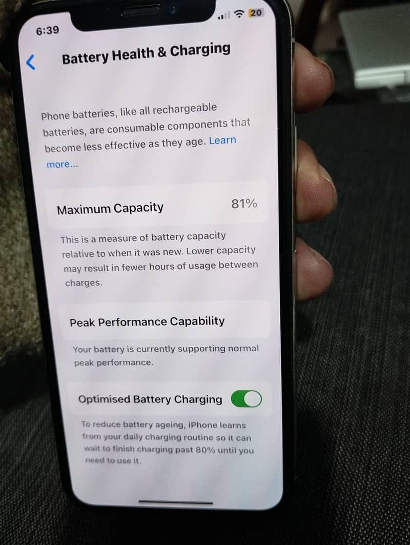 iPhone X 256GB PTA APPROVED 1