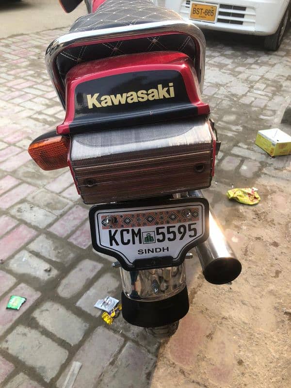 Kawasaki GTO 125 NUMBER PAR HAI BIKE FILE full company hai 9