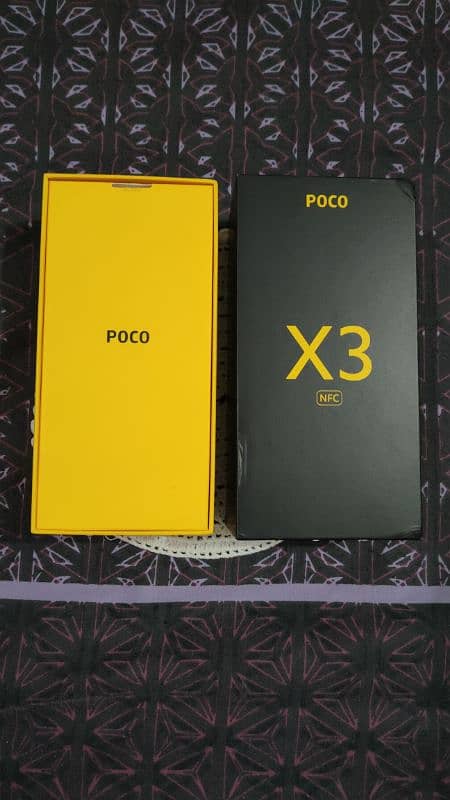 Xiaomi Poco x3 complete box 0