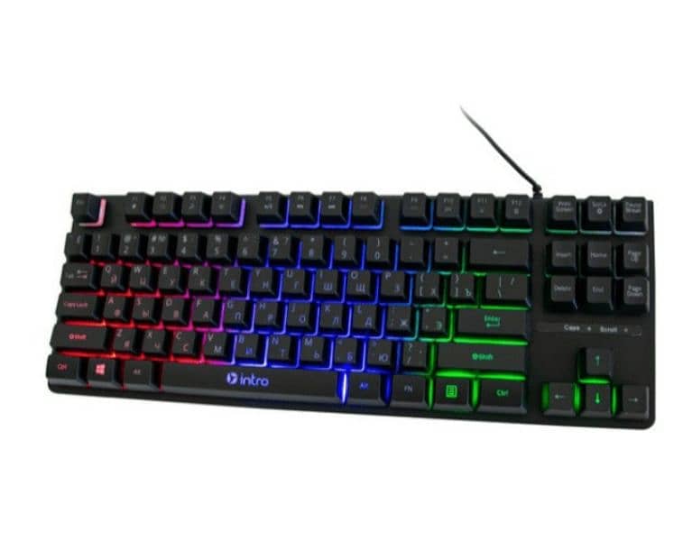 Nitro Dx 750 Tkl Gaming Keyboard – Bright Rgb Lights boxed packed 0