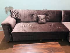 L shaped sofa new