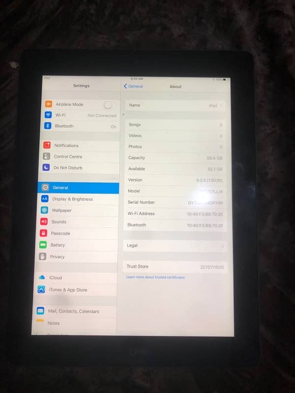 ipad 3rd generation 64Gb 4