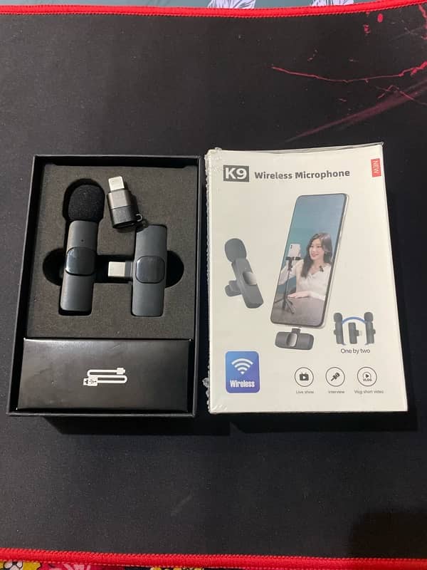 k9 wireless mic for sale android  and ios both 1