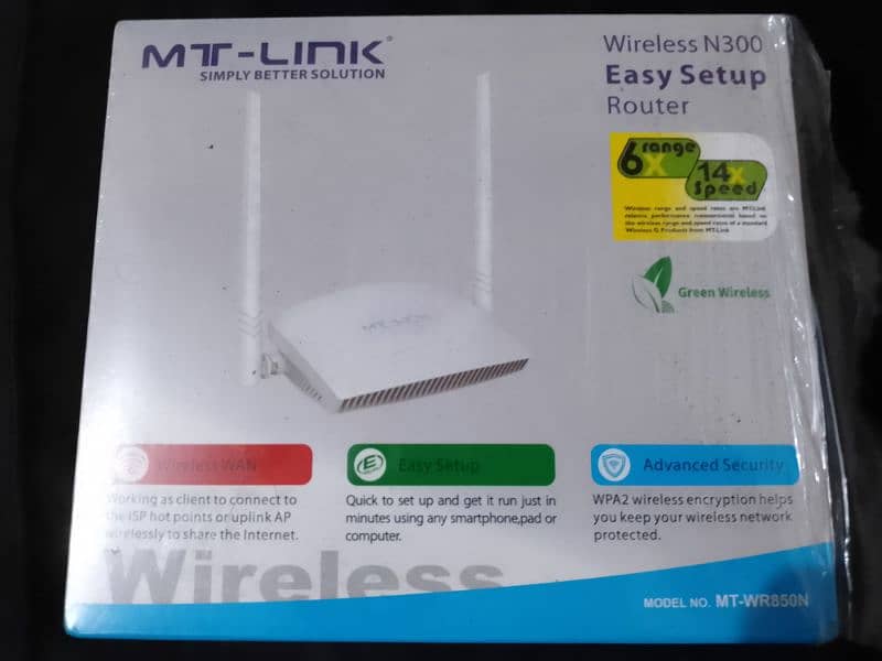 MT Link WiFi Router. . Box Packed. 1