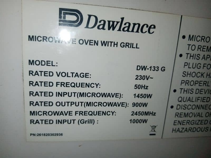 Dawlance 133 g cell 03015009903 3