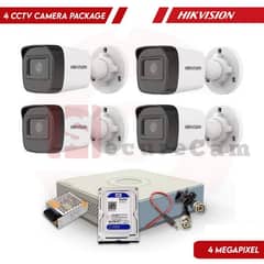 4 Cctv Camera packages/Hikvision setup