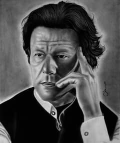 Order Custom Hyper Realistic Charcoal Sketch in Pakistan