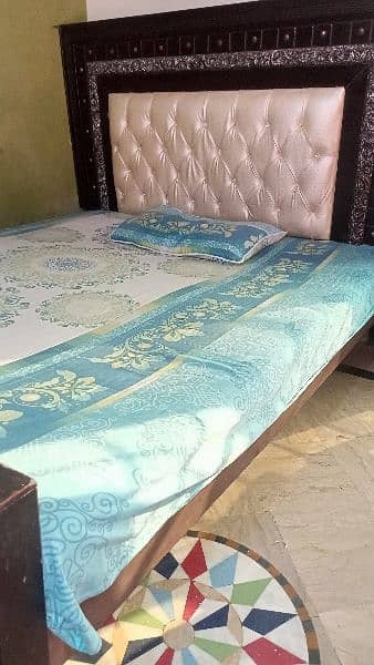 BED With 2 SIDE tables + mattress (mattress MOLTYFOAM) 3