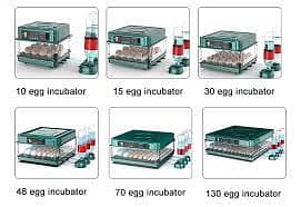 INTELLEGENT ( GREEN ) 15,30,70,140EGG FULL AUTOMATIC INCUBATOR 0