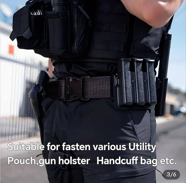 Quick Release Tactical Belt for Men Fashion Style Combat Belt 4