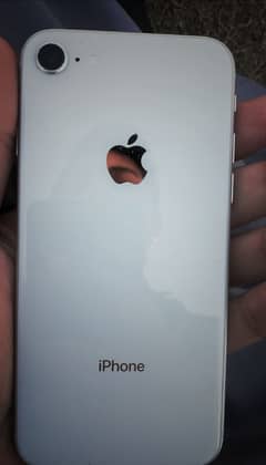 I phone 8 white colour full 10_10 condition Water proof and Non PTA