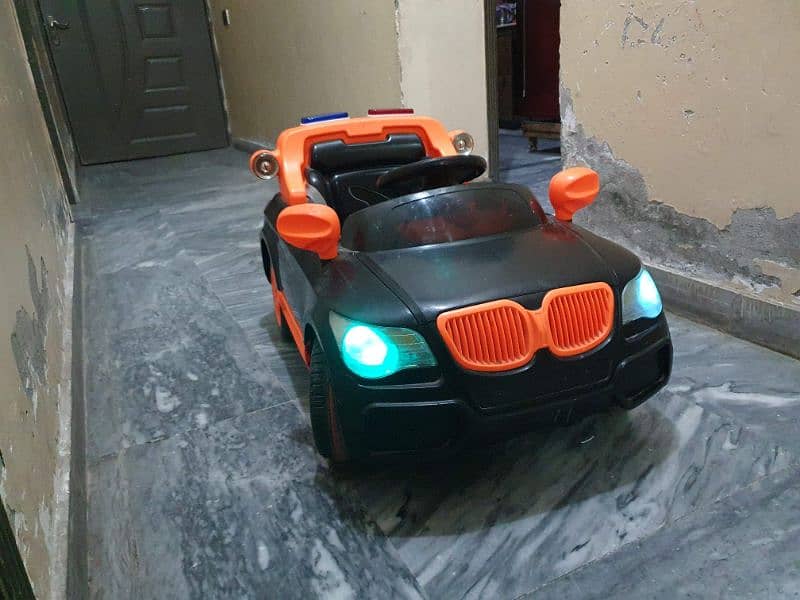 Kids Electric Police Car Manual Plus remote operated 3