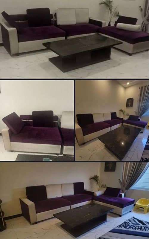 L shaped Sofa 7 Seater 0