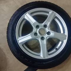 Honda civic Reborn alloy rims with Yokohama tires