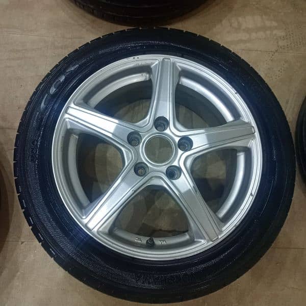 Honda civic Reborn alloy rims with Yokohama tires 1