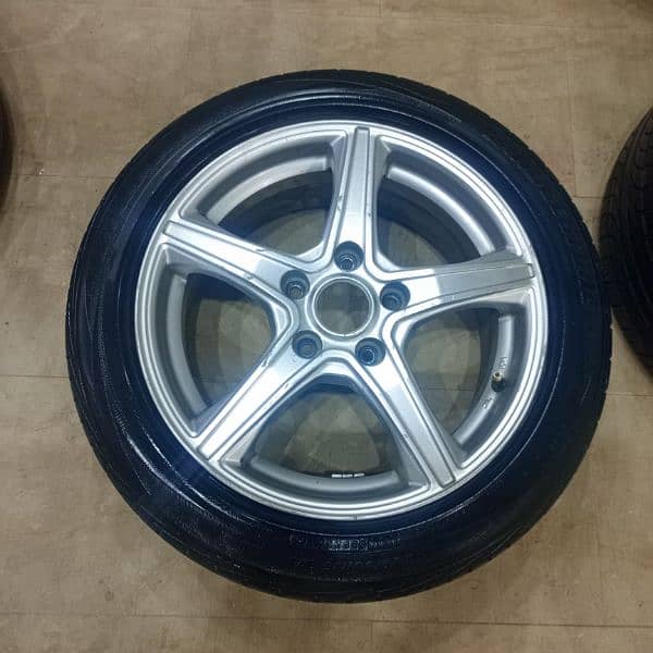 Honda civic Reborn alloy rims with Yokohama tires 2