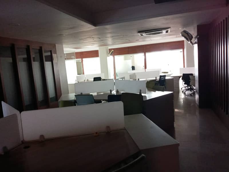 Furnished 5000sq. Ft Office Main Boulevard Gulberg 3 Near Liberty Market 14