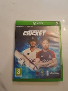 Cricket 22 Xbox one disk