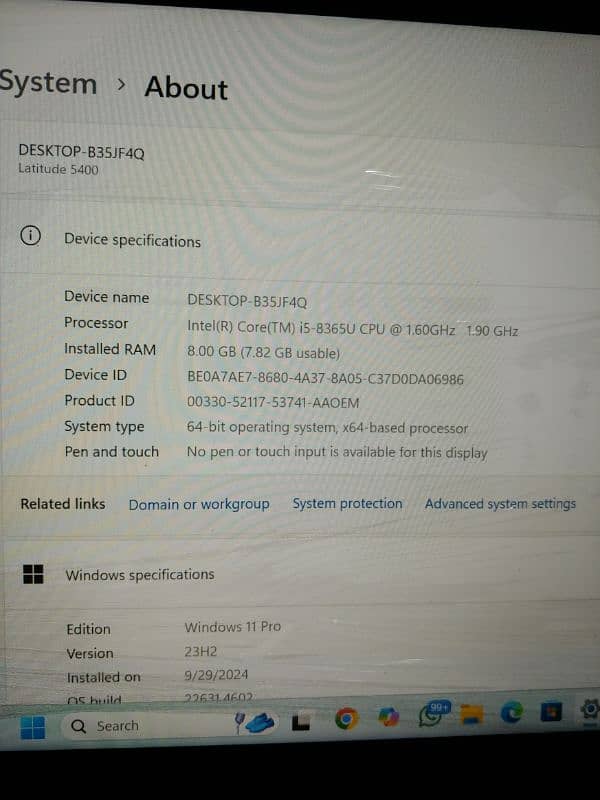 Dell Latitude 5400 (Brand new] 100% ok 9