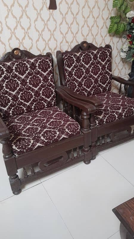 5 seater sofa set for sale with molty foam gadi v good condition 2