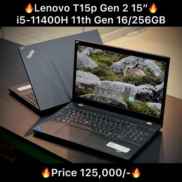 Lenovo Thinkpad T15P Gen 2 15" I5 11th Gen 11400H 16/256GB 0