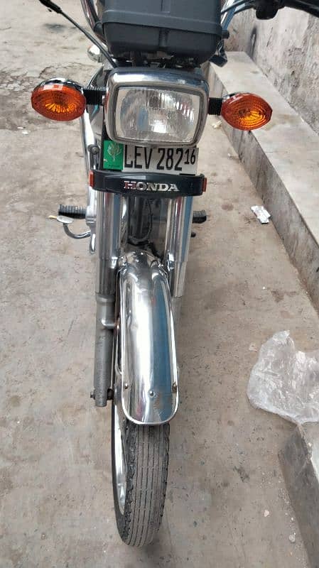 HONDA CG 125 2016 golden number 7