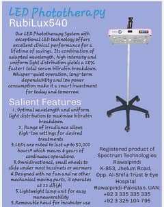 Led phototherapy light