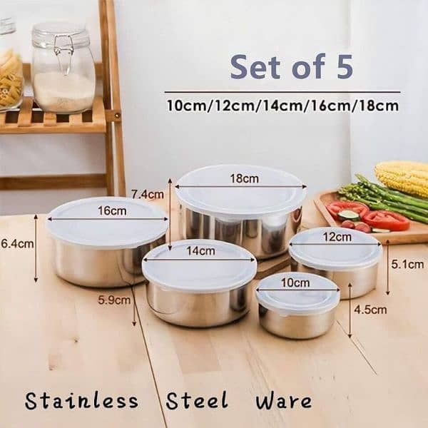 set of five food stove 0