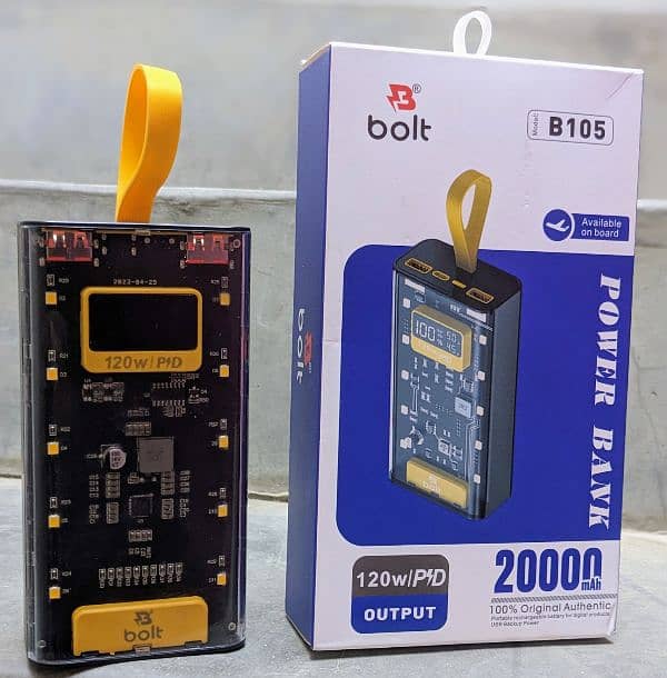 BOLT 20000 mAh Power bank.   (fast charging support) 0