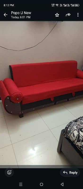 sofa cum bed. 5seater sofa 1